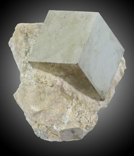 Pyrite Cube on Matrix - Navajun, Spain #30973
